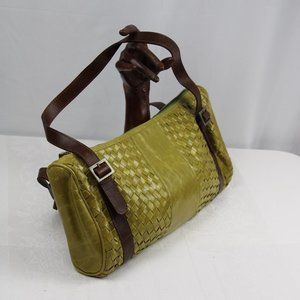 Latico Leather Distressed Chocolate Olive Shoulder